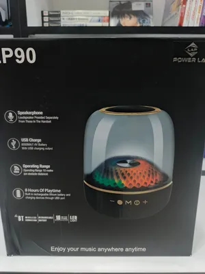 سماعة بلوتوث مضيئة Power Lap P90 بصوت محيطي وإضاءة LED تفاعلية
