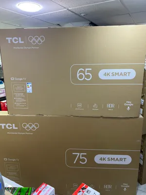 شاشه TCL المميزه 65 بوصه سمارت جوجل. دولبي سعر حرق