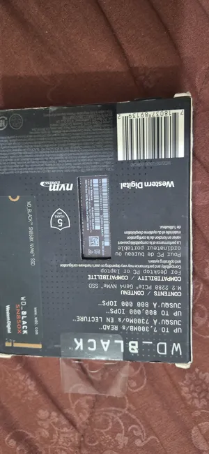 وحدة تخزين داخلية من نوع Western Digital WD_BLACK SN850X NVMe SSD بسعة 1تيرابايت