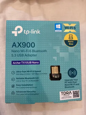 ممح/محول واي فاي وبلوتوث TP-Link AX900 (جديد) وسعره اقل عن السوق بواجد