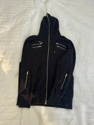 Diesel Vintage Y2K Multi Zip Full Face Hood Jacket Black Size M Avant Garde