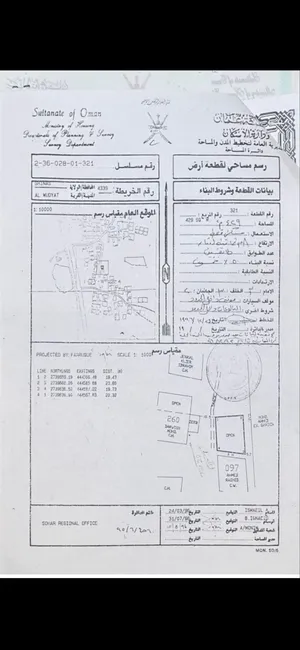 الارض في منطقة الوديات في وسط المنازل
