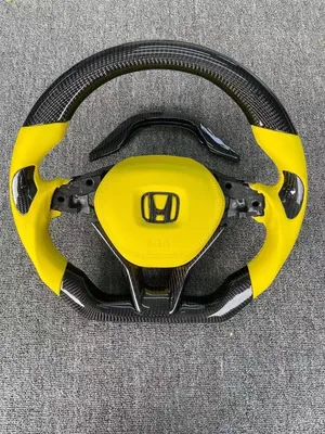 All types and styles of car steering wheels