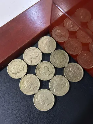 عدد 9 coins من فئة 1 جنيه استرليني
