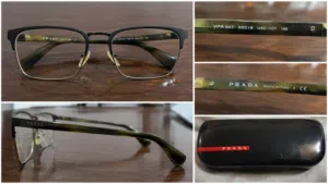 For Sale – Genuine P R A D A Eyeglasses Frame  Made in Italy