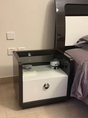 Dresser with mirror and side tables