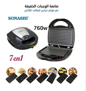 Panineuse sonashi 7in1 ssm-862 صانعة الوجبات الخفيفة