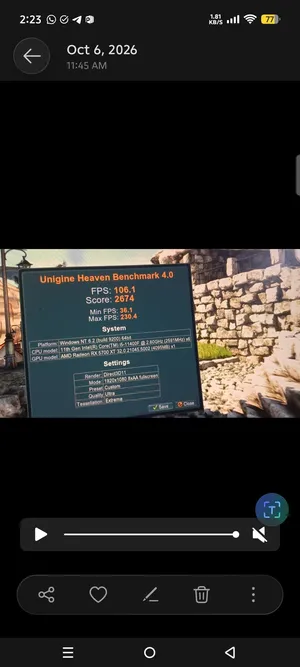 متاح شحن ودفع عند الاستلام والكارت بدون اي مشاكل ومتاح فحص Rx 5700 xt 8gb