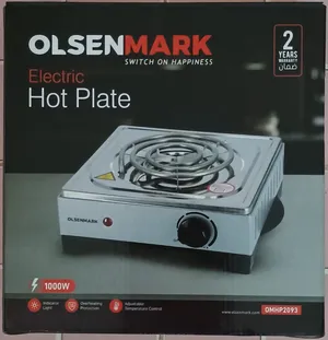 ELECTRICA HOT PLATE HEATER-1000W, make Olsenmark, USED but like New, come & see Actual working