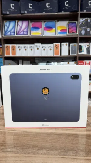ون بلس باد 3 , ذاكرة 512GB رام 16 الشاشة 13.2 انش جديد ضمان سنة