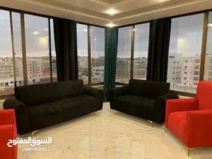 شقة مفروشة للايجار في مادبا حي الرشاد ذات اطلالة مميزة وخدمات