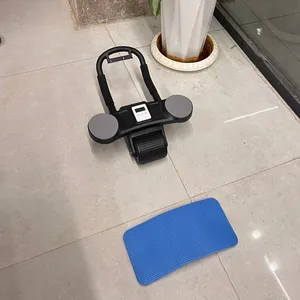 عجلة تمارين البطن المزدوجة مع مسند ذراعين وعداد – Double Wheel Abdominal Wheel موديل: R-280