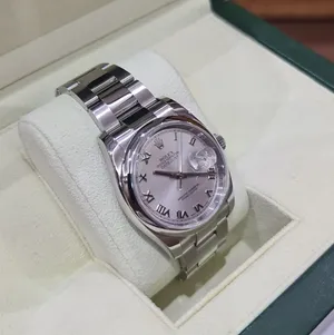 ROLEX S/S DATEJUST 36MM SILVER STONE DIAL 116200