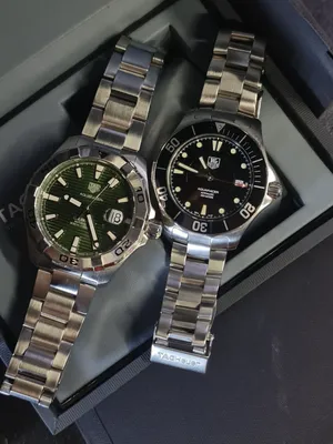 TAG HEUER AQUARACER — AUTOMATIC COLLECTION  ساعتان من الفخامة السويسرية... تصميم فاخر