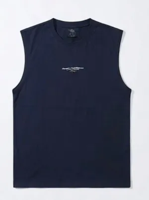 DeFacto Young Sleeveless Dark Blue T Shirt