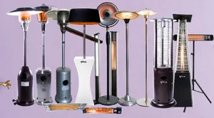 Outdoor gas patio heaters