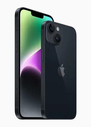 Iphone 14plus 128gb new/جديد بالكرتونه مكفول سنه من الوكيل واربع سنين من المحل