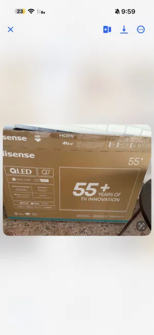 شاشة هايسنس اصلية 55  144hz اخر اصدار