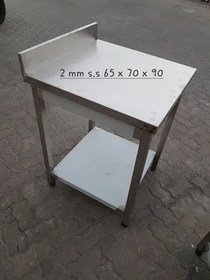 طاولات استنليس ومجلس استنلس سماكه 2 ملم جوده عاليه حسب القياسات المذكوره على الصور