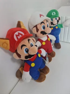 مجموعة دمى سوبر ماريو الأصلية (Nintendo) مخزنة وبحالة ممتازة للبيع!