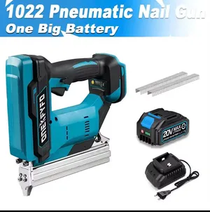 Nail gun with battery