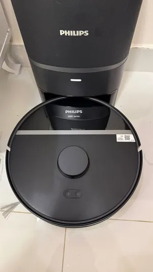 للبيع مكنسة روبوت Philips HomeRun 3000 Series Aqua XU3100/01 مع محطة الشحن والتفريغ الذاتي