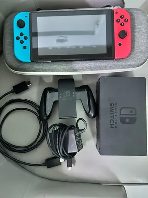 Nintendo Switch with carrying bag and with all accessories and everything good condition