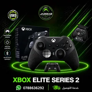 Xbox Elite series 2 Controller بحاله الجديد مع كامل ملحقاتها الاصليه والحقيبه
