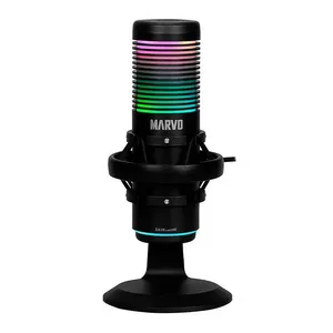 ميكروفون جيمنج سلكي للبثوث - MARVO SCORPION BLAST 60 BLACK USB WIRED MICROPHONE