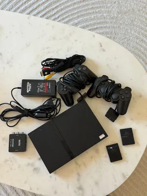 Sony PlayStation 2 Slim Complete Bundle + 3 Games + HDMI