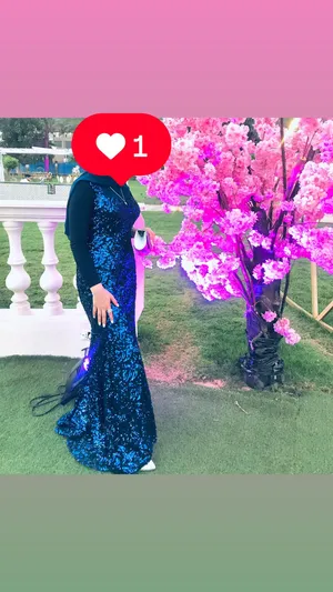 Blue Soirée Dress