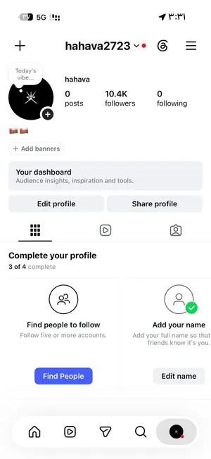 حساب انستجرام 10k بسعر رمزي