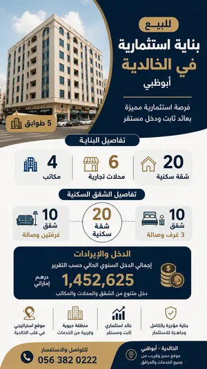 Building for Sale in Abu Dhabi Al Khalidiya