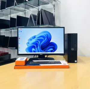 Dell Optiplex 3070 SFF i5 8th Gen Ram 8GB SSD 256GB Dell Moniter 22” inches HDMi