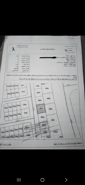 للبيع ارض سكنيه مرجان المهندسين