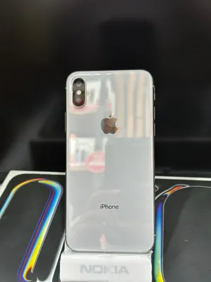 Used Apple iPhone X with 256GB Storage in White ,Battery changed,face id not working