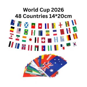 حبل الأعلام كأس العالم 2026 بعدد 48 علم بطول18 متر