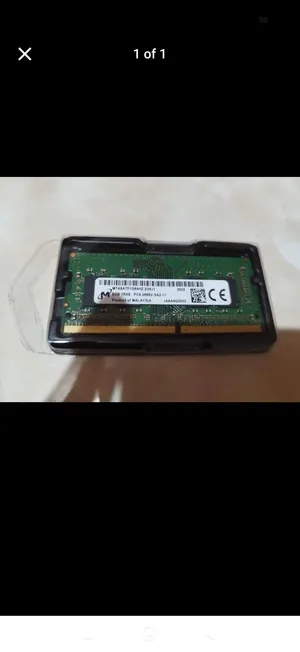 Ddr4 ram 2666 Hz 8 GB used 4 months only .....رامات لابتوب دي دي ار فور ثمانية جيجا بايت .... cruc