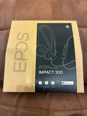 سماعة EPOS IMPACT 100 أصلية - جديدة زيرو ومقفولة.