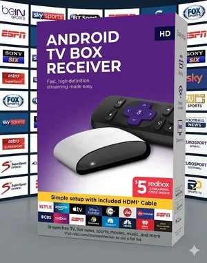ANDROID BOX RECIEVER/TV CHANNELS WITHOUT DISH/SMART TV BOX