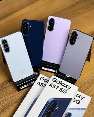 Samsung A57.5G (128GB/256GB/512GB) جديد كفالة BMS