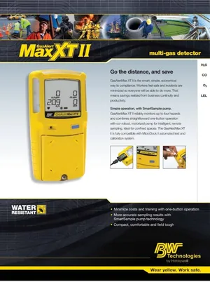 صيانة ومعايرة أجهزة كشف الغاز BW GasAlertMax + قطع غيار أصلية