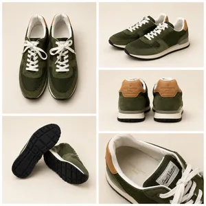 Louis Vuitton Men's Green Sneakers - Made in Italy - Size 8.5