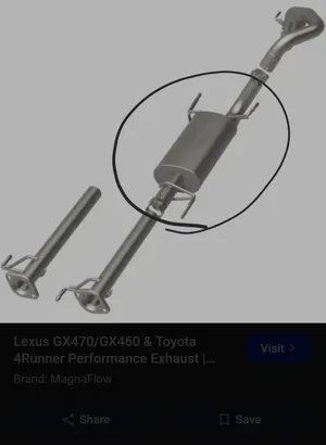للبيع اقزوز MF MagnaFlow Performance  ملاحضه سعر الشراء  150 دينار Exhaust Muffler