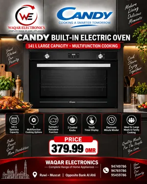 Candy Built-in Gas Oven, 141L, Black, FCG962DN-19