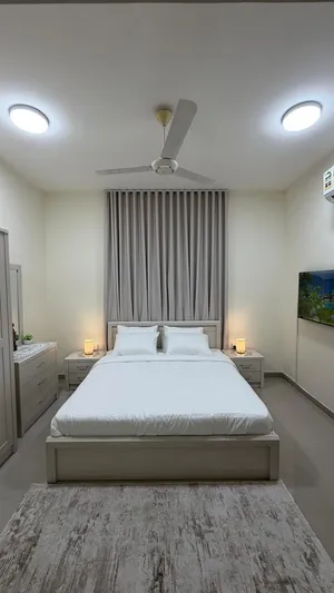 80 m2 1 Bedroom Apartments for Rent in Muscat Al Maabilah