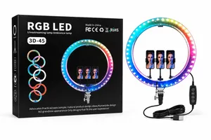 رينج لايت ملون مع ستاند 3D-45
