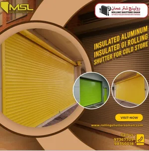 Garage Door Roller Shutters setting service  رولينج شتر باب الجراج   التركيب الامداد  الفني الأصلاح