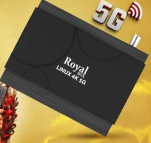 رسيفر غزال 4 جيجا رام  رقم 1 مع اشتراك  10 سنوات Gazal Royal Box  Linux 4K 5G