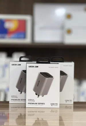 شاحن جدراي 100واط ضمان سنة GREEN LION PREMIUM SERIES 100W PD